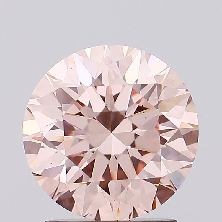 Lab-Grown ROUND Diamond - 2.01 Carat, Fancy Pink Color, VS2 Clarity | Sustainable Luxury, Dazzling Brilliance | IGI | Certified LG534239269