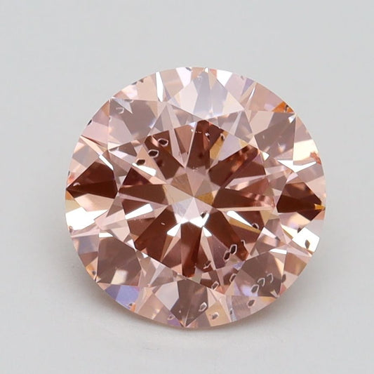 Lab-Grown ROUND Diamond - 1.97 Carat, Fancy Intense Pink Color, SI2 Clarity | Sustainable Luxury, Dazzling Brilliance | IGI | Certified LG539238819