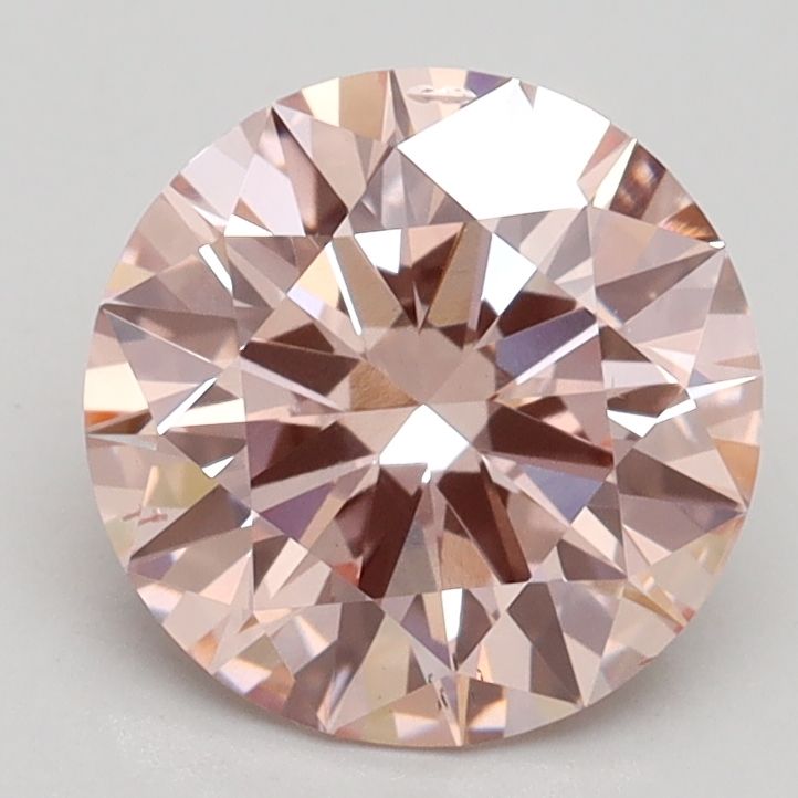 Lab-Grown ROUND Diamond - 2 Carat, Fancy Intense Pink Color, VS2 Clarity | Sustainable Luxury, Dazzling Brilliance | IGI | Certified LG532244595