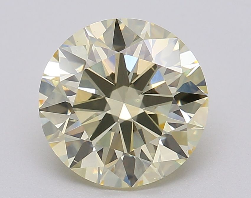 Lab-Grown ROUND Diamond - 2.03 Carat, Fancy Yellow Color, VS2 Clarity | Sustainable Luxury, Dazzling Brilliance | IGI | Certified LG613355758