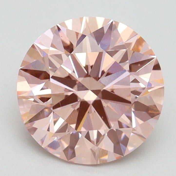 Lab-Grown ROUND Diamond - 2.04 Carat, Fancy Intense Pink Color, VS1 Clarity | Sustainable Luxury, Dazzling Brilliance | IGI | Certified LG533291277