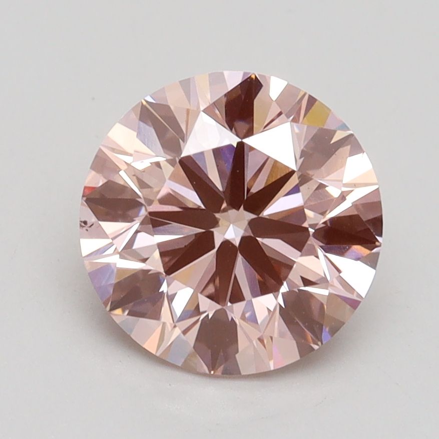 Lab-Grown ROUND Diamond - 2.01 Carat, Fancy Intense Pink Color, VS2 Clarity | Sustainable Luxury, Dazzling Brilliance | IGI | Certified LG532244576