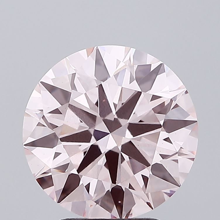 Lab-Grown ROUND Diamond - 3.15 Carat, Fancy Pink Color, VS2 Clarity | Sustainable Luxury, Dazzling Brilliance | IGI | Certified LG612337021