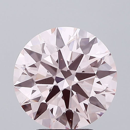 Lab-Grown ROUND Diamond - 3.15 Carat, Fancy Pink Color, VS2 Clarity | Sustainable Luxury, Dazzling Brilliance | IGI | Certified LG612337021