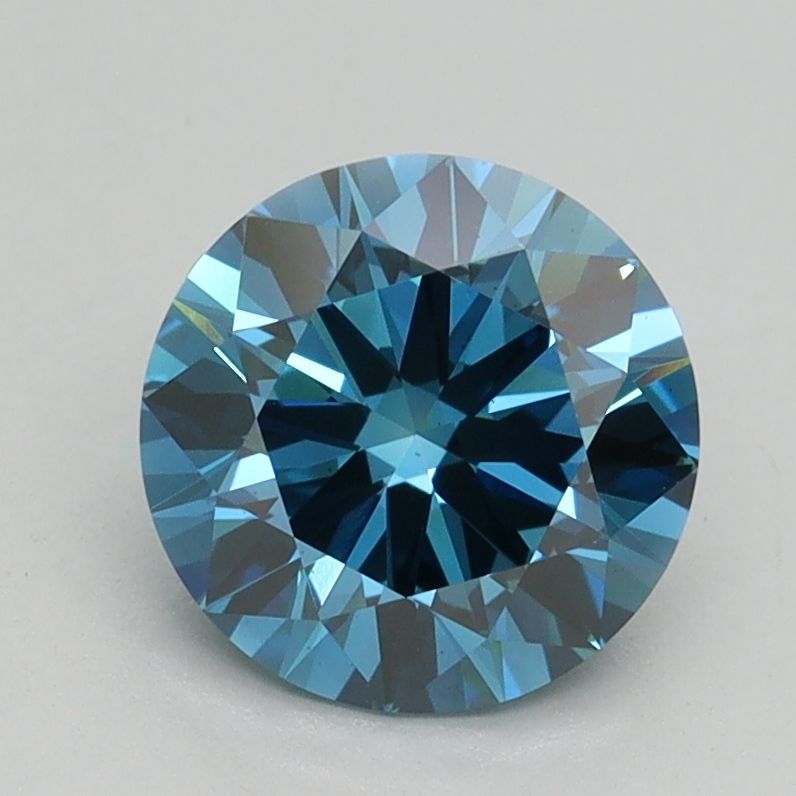 Lab-Grown ROUND Diamond - 1.5 Carat, Fancy Vivid Blue Color, VS1 Clarity | Sustainable Luxury, Dazzling Brilliance | IGI | Certified LG539241542