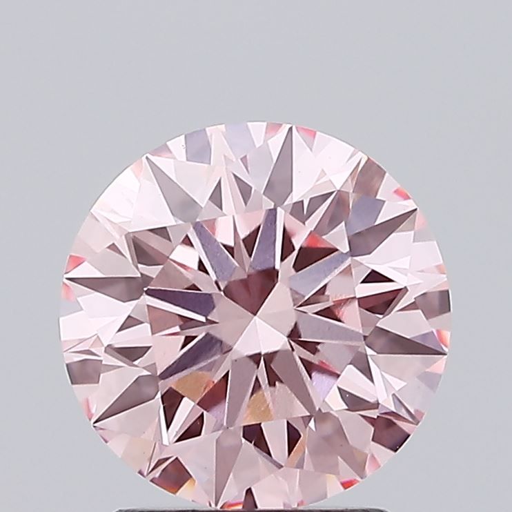 Lab-Grown ROUND Diamond - 1.74 Carat, Fancy Vivid Pink Color, VS1 Clarity | Sustainable Luxury, Dazzling Brilliance | IGI | Certified LG637444633