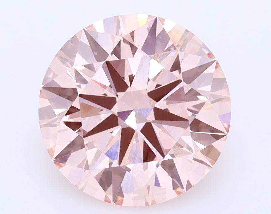 Lab-Grown ROUND Diamond - 3.06 Carat, Fancy Intense Pink Color, VVS2 Clarity | Sustainable Luxury, Dazzling Brilliance | IGI | Certified LG546210456