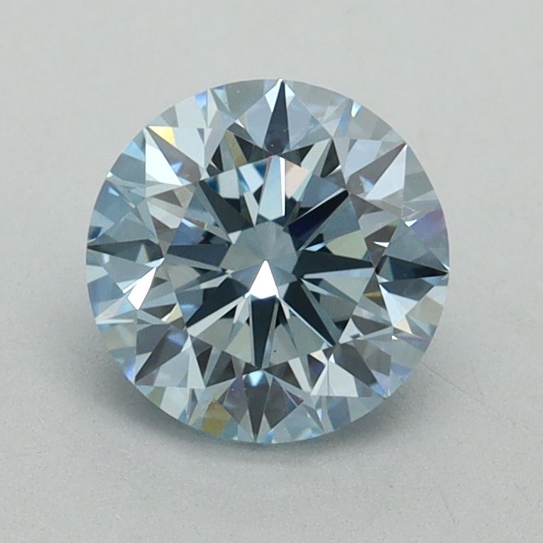 Lab-Grown ROUND Diamond - 1.21 Carat, Fancy Intense Blue Color, VS1 Clarity | Sustainable Luxury, Dazzling Brilliance | IGI | Certified LG634405091