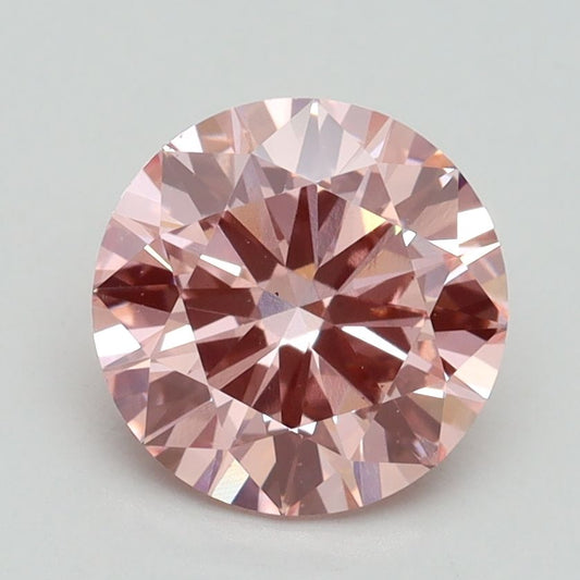 Lab-Grown ROUND Diamond - 1.9 Carat, Fancy Vivid Pink Color, VS1 Clarity | Sustainable Luxury, Dazzling Brilliance | IGI | Certified LG528230030