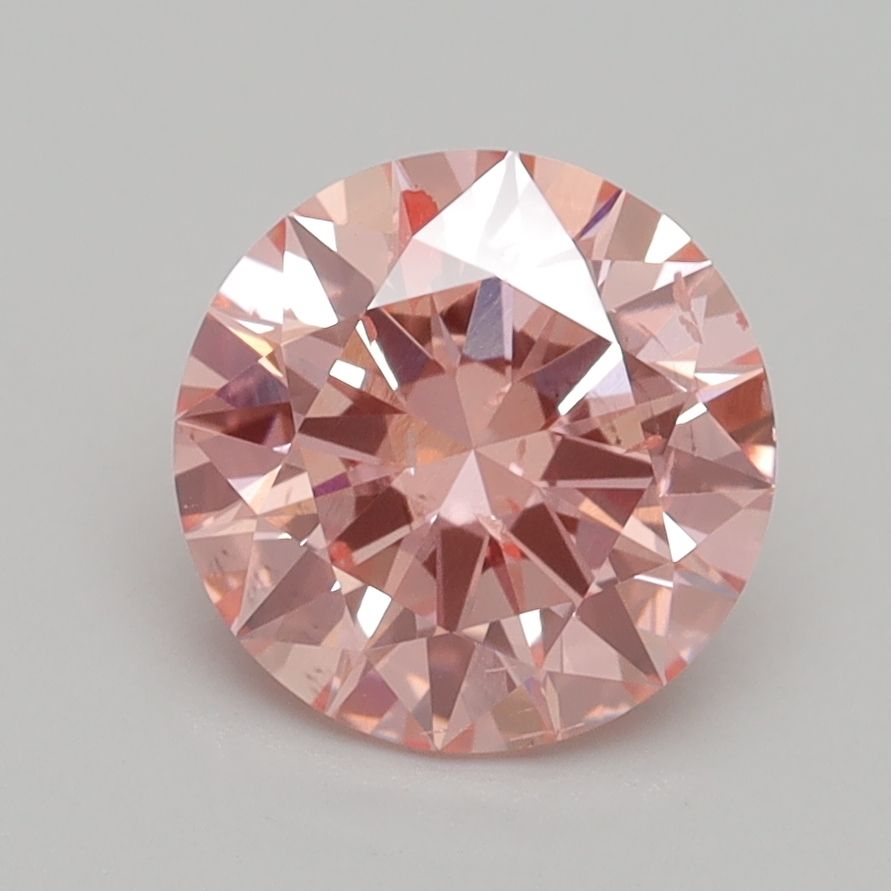 Lab-Grown ROUND Diamond - 1.94 Carat, Fancy Intense Pink Color, SI2 Clarity | Sustainable Luxury, Dazzling Brilliance | IGI | Certified LG539238507