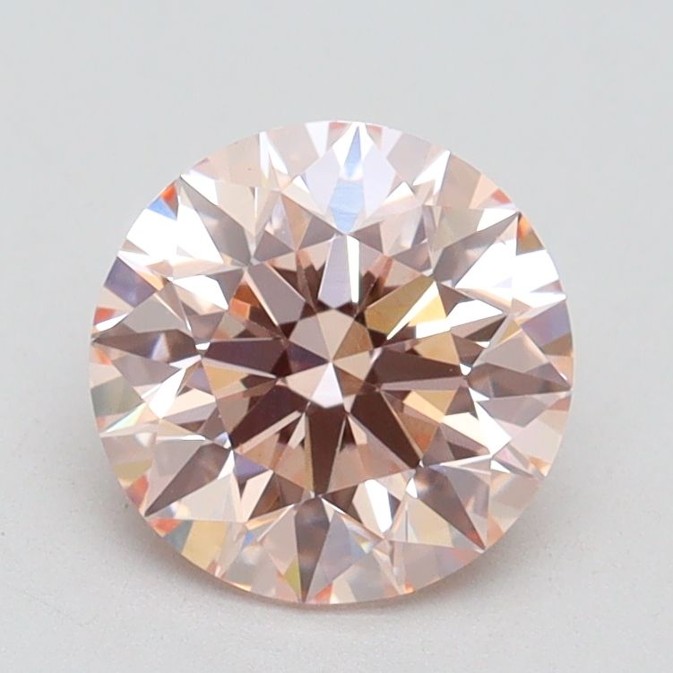 Lab-Grown ROUND Diamond - 1.5 Carat, Fancy Pink Color, VS1 Clarity | Sustainable Luxury, Dazzling Brilliance | IGI | Certified LG584358007