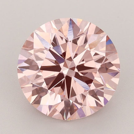 Lab-Grown ROUND Diamond - 3.26 Carat, Fancy Intense Pink Color, VS1 Clarity | Sustainable Luxury, Dazzling Brilliance | IGI | Certified LG593366972