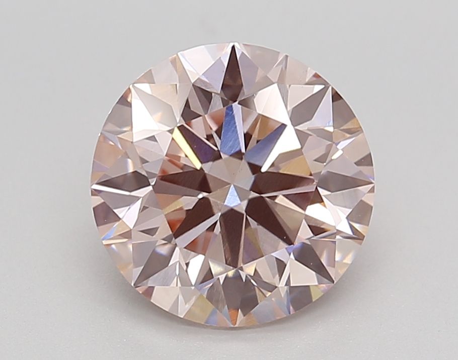 Lab-Grown ROUND Diamond - 2.5 Carat, Fancy Intense Pink Color, VS1 Clarity | Sustainable Luxury, Dazzling Brilliance | IGI | Certified LG636470027