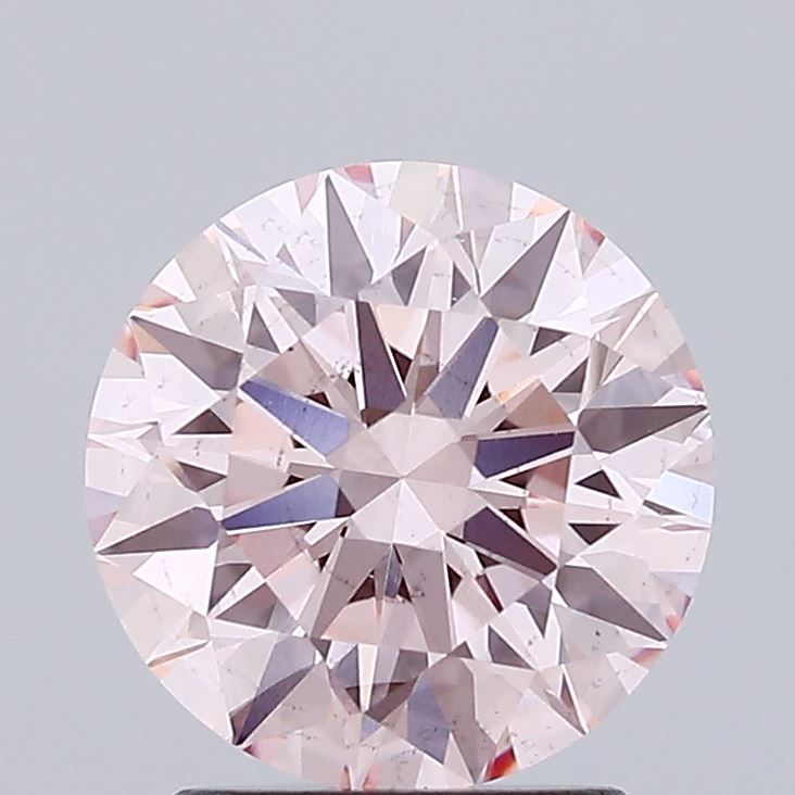 Lab-Grown ROUND Diamond - 2.08 Carat, Fancy Pink Color, VS2 Clarity | Sustainable Luxury, Dazzling Brilliance | IGI | Certified LG610316368