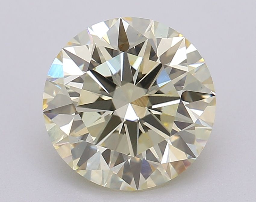 Lab-Grown ROUND Diamond - 2.03 Carat, Fancy Yellow Color, VS1 Clarity | Sustainable Luxury, Dazzling Brilliance | IGI | Certified LG611372092