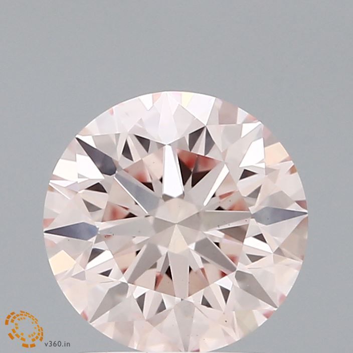 Lab-Grown ROUND Diamond - 2 Carat, Fancy Pink Color, VS1 Clarity | Sustainable Luxury, Dazzling Brilliance | IGI | Certified LG588342650