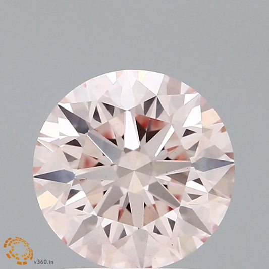 Lab-Grown ROUND Diamond - 2 Carat, Fancy Pink Color, VS1 Clarity | Sustainable Luxury, Dazzling Brilliance | IGI | Certified LG588342650