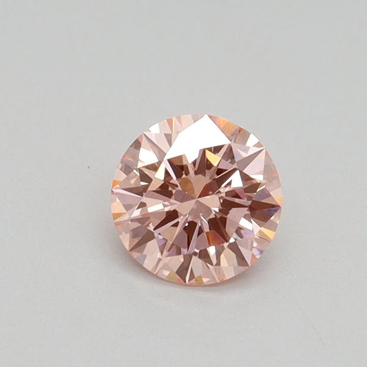 Lab-Grown ROUND Diamond - 0.54 Carat, Fancy Intense Pink Color, VS1 Clarity | Sustainable Luxury, Dazzling Brilliance | IGI | Certified LG536296914