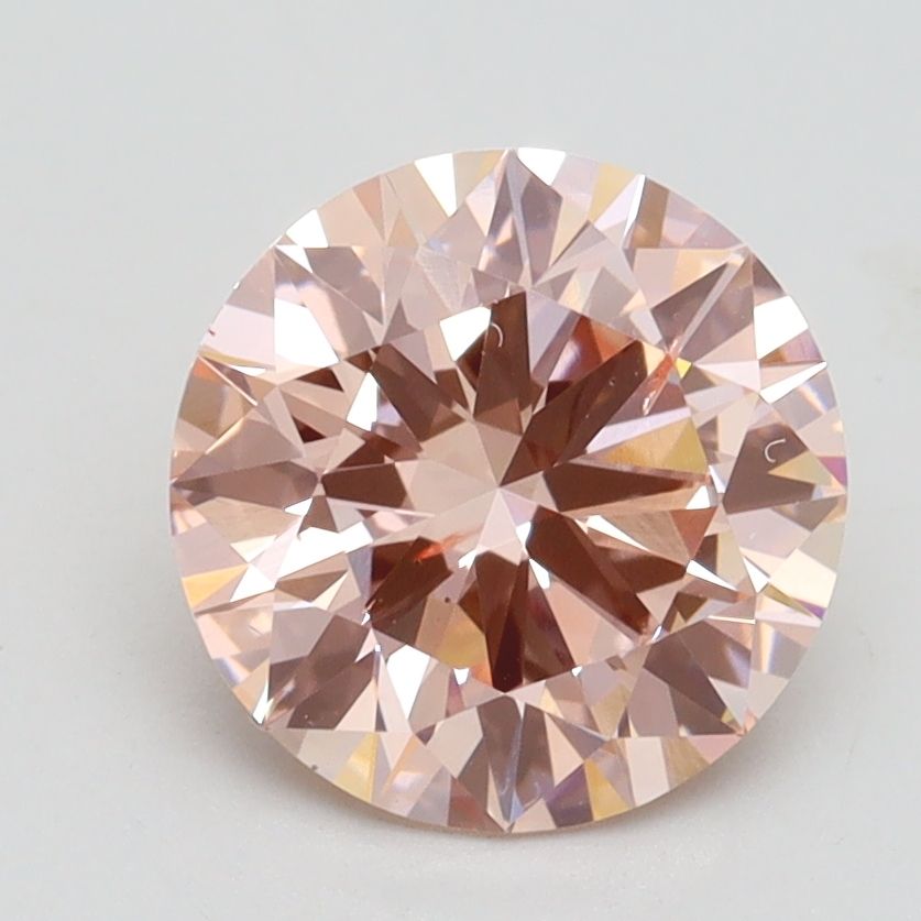 Lab-Grown ROUND Diamond - 2.02 Carat, Fancy Intense Pink Color, SI1 Clarity | Sustainable Luxury, Dazzling Brilliance | IGI | Certified LG536295606