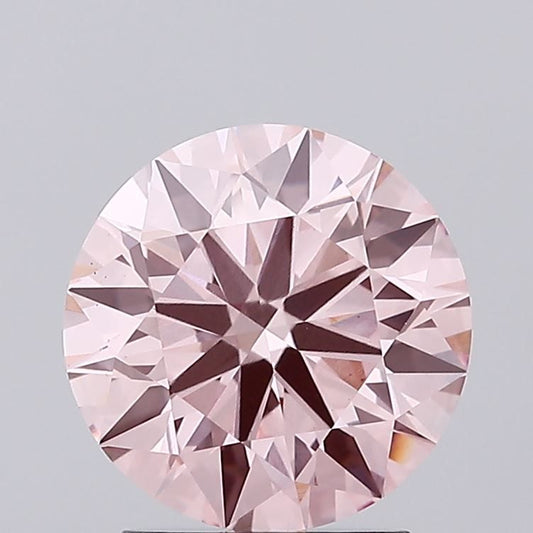 Lab-Grown ROUND Diamond - 2.26 Carat, Fancy Intense Pink Color, VS1 Clarity | Sustainable Luxury, Dazzling Brilliance | IGI | Certified LG636407367