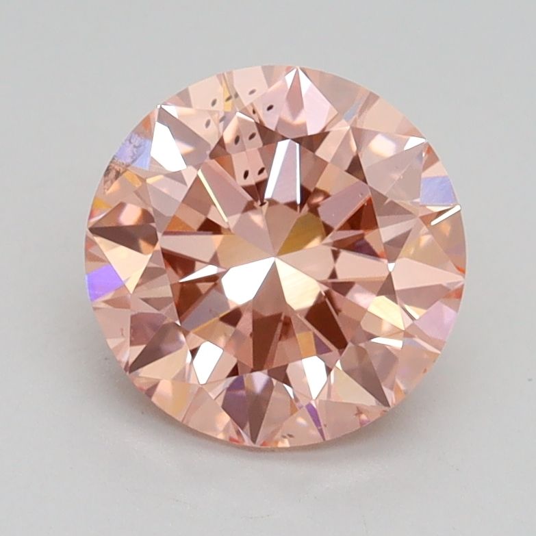 Lab-Grown ROUND Diamond - 1.56 Carat, Fancy Intense Pink Color, SI2 Clarity | Sustainable Luxury, Dazzling Brilliance | IGI | Certified LG538282546