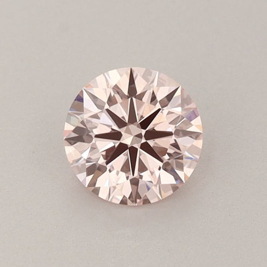 Lab-Grown ROUND Diamond - 0.51 Carat, Fancy Pink Color, VVS2 Clarity | Sustainable Luxury, Dazzling Brilliance | IGI | Certified LG644416791