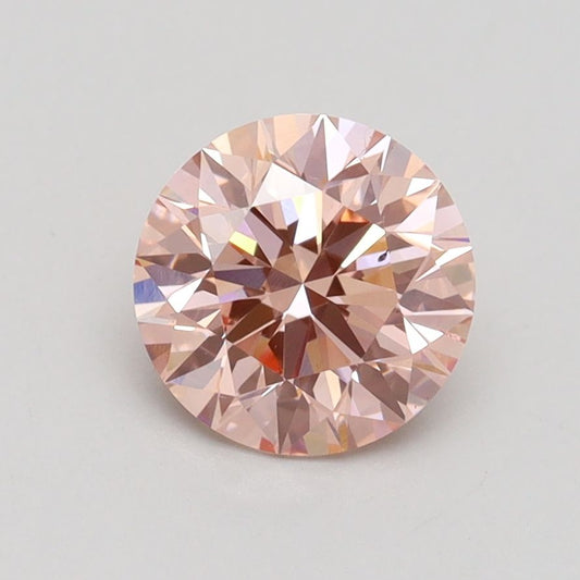 Lab-Grown ROUND Diamond - 1.31 Carat, Fancy Intense Pink Color, VS2 Clarity | Sustainable Luxury, Dazzling Brilliance | IGI | Certified LG539238637