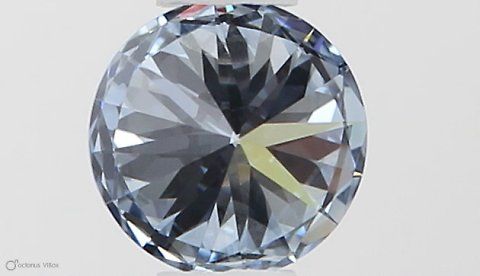 Lab-Grown ROUND Diamond - 0.33 Carat, Fancy Vivid Blue Color, IF Clarity | Sustainable Luxury, Dazzling Brilliance | IGI | Certified LG593306179