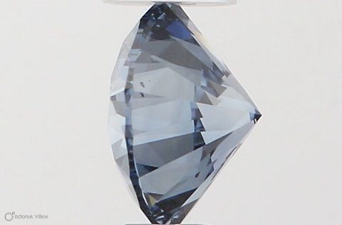 Lab-Grown ROUND Diamond - 0.51 Carat, Fancy Vivid Blue Color, SI1 Clarity | Sustainable Luxury, Dazzling Brilliance | IGI | Certified LG564379458