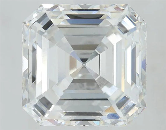 Lab-Grown Asscher Diamond - 3.99 Carats, F Color, VVS2 Clarity - Sustainable Luxury and Dazzling Brilliance-IGI·Certified