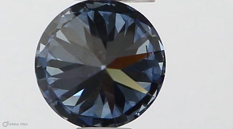 Lab-Grown ROUND Diamond - 0.32 Carat, Fancy Vivid Blue Color, SI1 Clarity | Sustainable Luxury, Dazzling Brilliance | IGI | Certified LG564379169