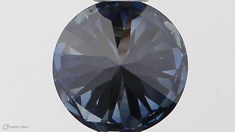 Lab-Grown ROUND Diamond - 0.51 Carat, Fancy Deep Blue Color, SI1 Clarity | Sustainable Luxury, Dazzling Brilliance | IGI | Certified LG538290426