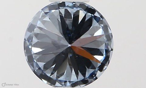 Lab-Grown ROUND Diamond - 0.44 Carat, Fancy Intense Blue Color, VVS1 Clarity | Sustainable Luxury, Dazzling Brilliance | IGI | Certified LG581331394