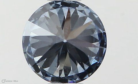 Lab-Grown ROUND Diamond - 0.56 Carat, Fancy Vivid Blue Color, VS2 Clarity | Sustainable Luxury, Dazzling Brilliance | IGI | Certified LG581331012