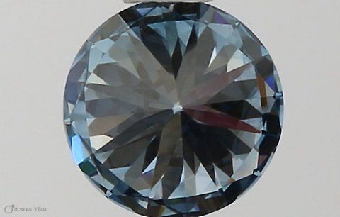 Lab-Grown ROUND Diamond - 0.5 Carat, Fancy Vivid Blue Color, VVS1 Clarity | Sustainable Luxury, Dazzling Brilliance | IGI | Certified LG581331126