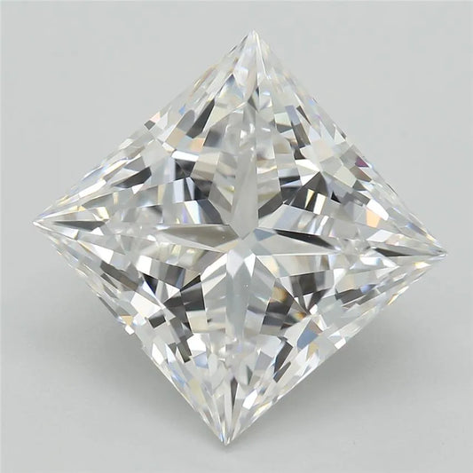 Lab-Grown Princess Diamond - 4.04 Carats, D Color, VVS2 Clarity - Sustainable Luxury and Dazzling Brilliance-GIA·Certified