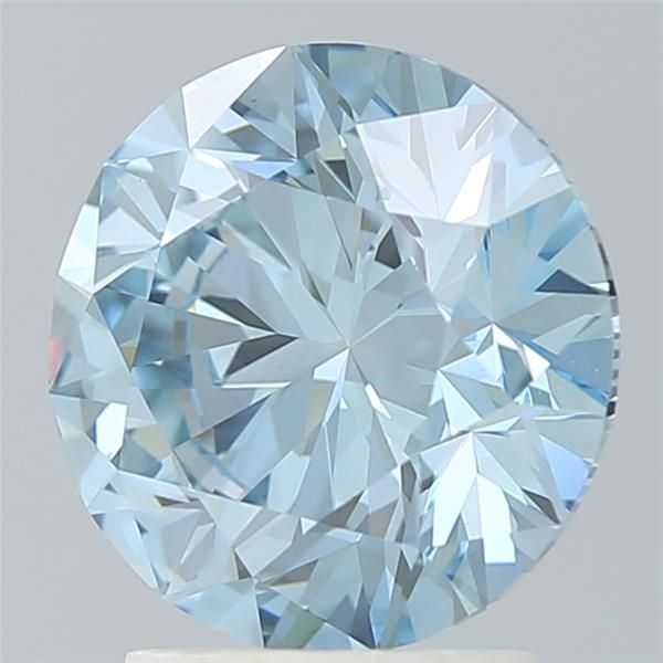 Lab-Grown ROUND Diamond - 2.69 Carat, Fancy Intense Blue Color, VS1 Clarity | Sustainable Luxury, Dazzling Brilliance | IGI | Certified LG576360675