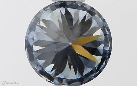 Lab-Grown ROUND Diamond - 0.72 Carat, Fancy Vivid Blue Color, SI1 Clarity | Sustainable Luxury, Dazzling Brilliance | IGI | Certified LG581331251