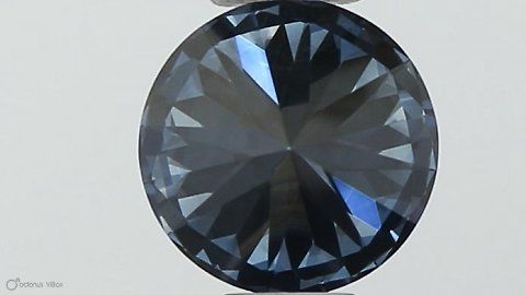 Lab-Grown ROUND Diamond - 0.42 Carat, Fancy Vivid Blue Color, VS1 Clarity | Sustainable Luxury, Dazzling Brilliance | IGI | Certified LG564379421