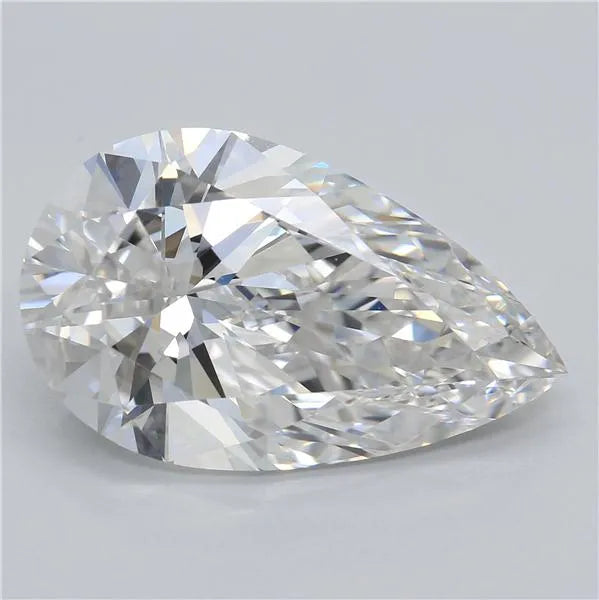 Lab-Grown Pear Diamond - 6.65 Carats, F Color, VVS2 Clarity - Sustainable Luxury and Dazzling Brilliance-IGI·Certified