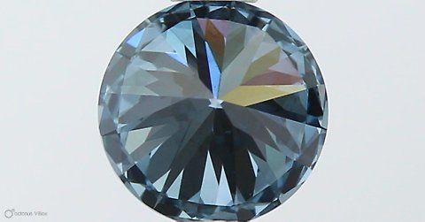 Lab-Grown ROUND Diamond - 0.59 Carat, Fancy Vivid Blue Color, VVS2 Clarity | Sustainable Luxury, Dazzling Brilliance | IGI | Certified LG564379135