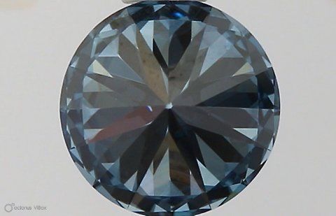 Lab-Grown ROUND Diamond - 0.62 Carat, Fancy Vivid Blue Color, IF Clarity | Sustainable Luxury, Dazzling Brilliance | IGI | Certified LG581331118