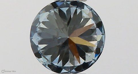 Lab-Grown ROUND Diamond - 0.32 Carat, Fancy Intense Blue Color, VVS2 Clarity | Sustainable Luxury, Dazzling Brilliance | IGI | Certified LG564379591