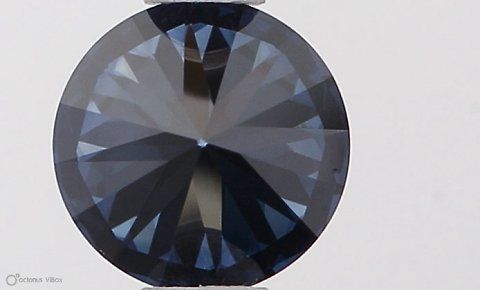 Lab-Grown ROUND Diamond - 0.52 Carat, Fancy Deep Blue Color, SI1 Clarity | Sustainable Luxury, Dazzling Brilliance | IGI | Certified LG538290327