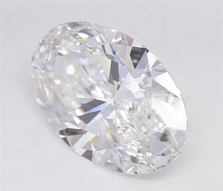 Lab-Grown Elongated Oval Diamond - 4.1 Carats, E Color, VVS2 Clarity - Sustainable Luxury and Dazzling Brilliance-IGI·Certified