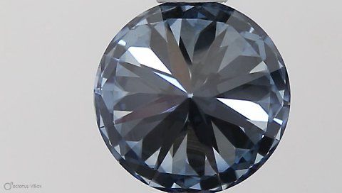 Lab-Grown ROUND Diamond - 0.73 Carat, Fancy Vivid Blue Color, VVS1 Clarity | Sustainable Luxury, Dazzling Brilliance | IGI | Certified LG581331233