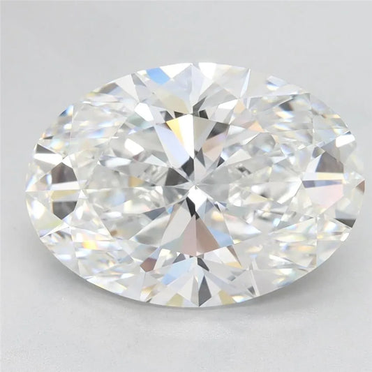 Lab-Grown Oval Diamond - 3.57 Carats, E Color, VVS2 Clarity - Sustainable Luxury and Dazzling Brilliance-IGI·Certified