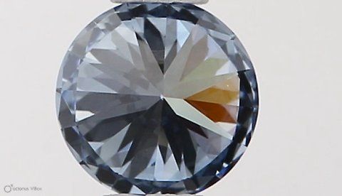 Lab-Grown ROUND Diamond - 0.31 Carat, Fancy Intense Blue Color, VVS2 Clarity | Sustainable Luxury, Dazzling Brilliance | IGI | Certified LG564379270