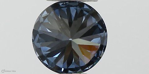 Lab-Grown ROUND Diamond - 0.33 Carat, Fancy Vivid Blue Color, VS2 Clarity | Sustainable Luxury, Dazzling Brilliance | IGI | Certified LG564379584