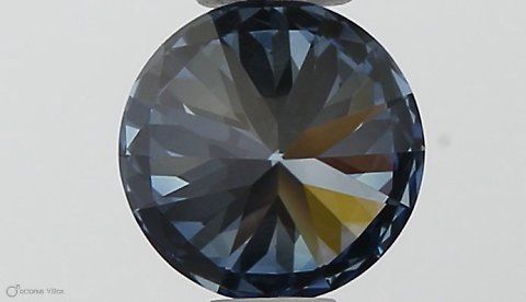 Lab-Grown ROUND Diamond - 0.44 Carat, Fancy Vivid Blue Color, VVS1 Clarity | Sustainable Luxury, Dazzling Brilliance | IGI | Certified LG533292780